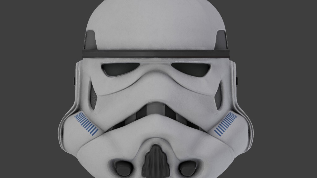 Stormtrooper Helmet Textured preview image 2